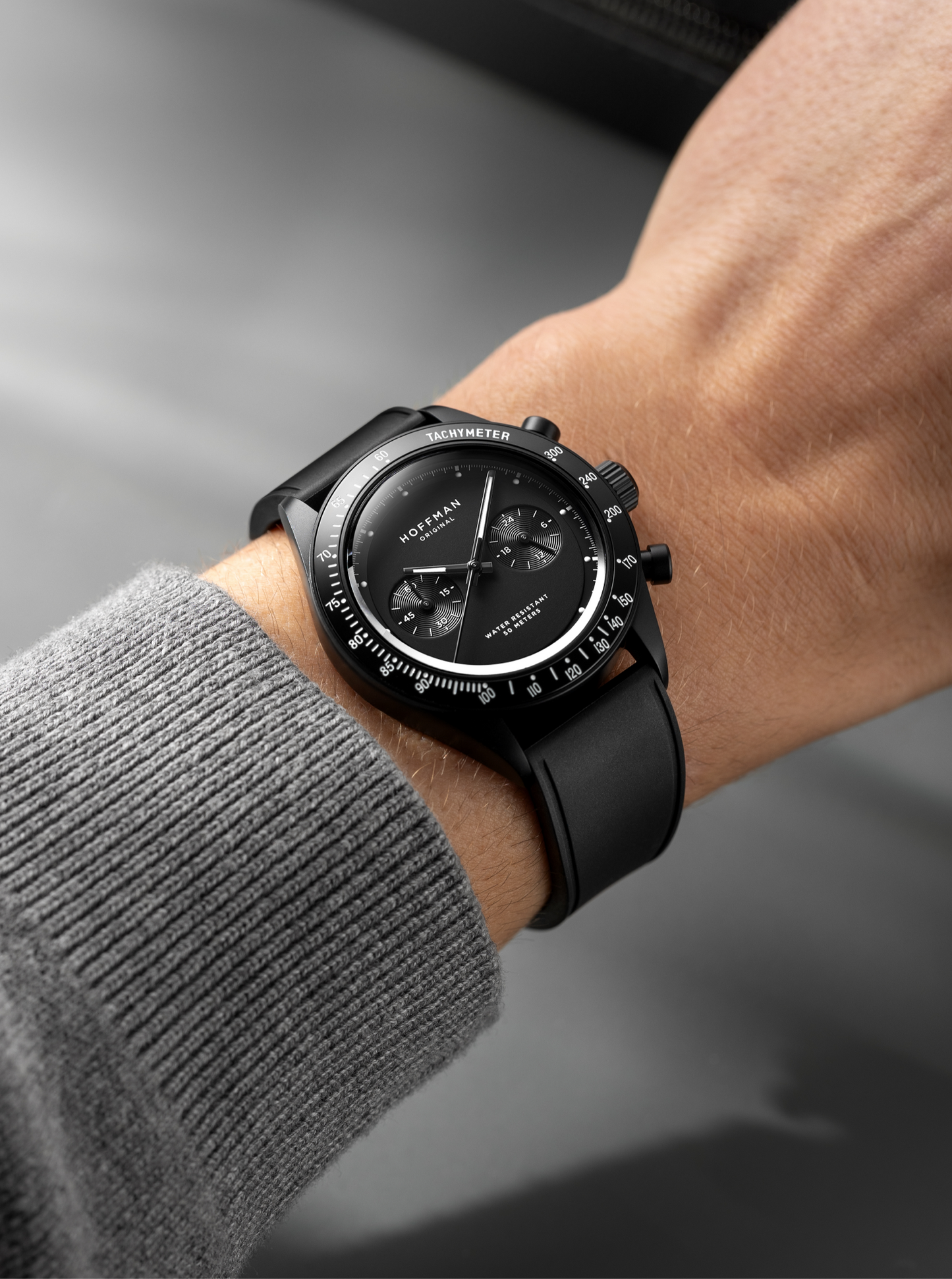 Black Rubber Strap w/ PVD buckle