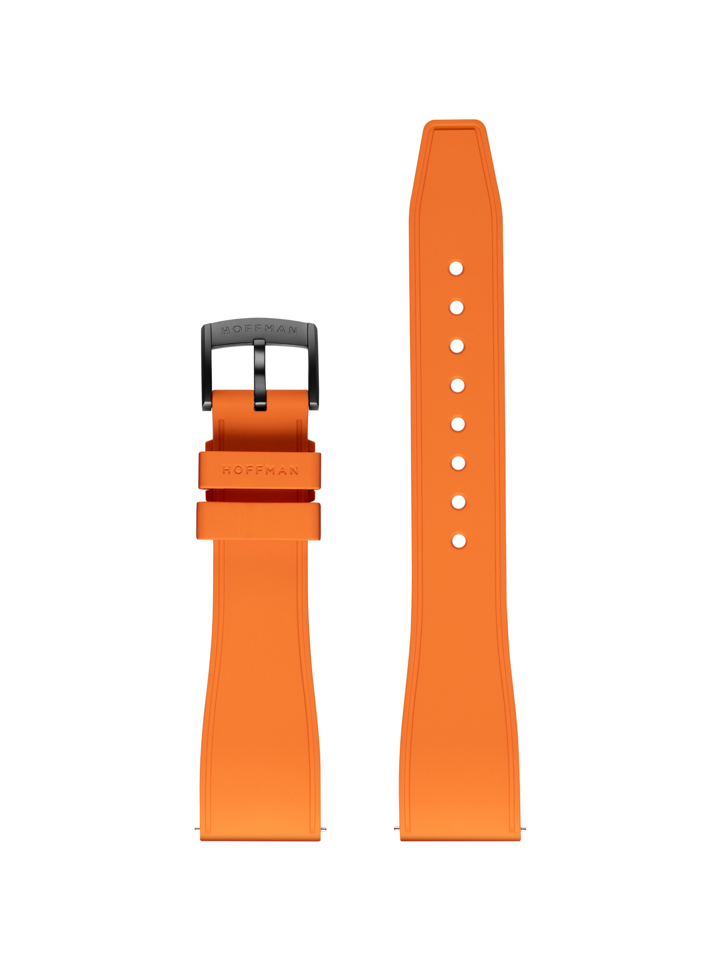 Orange Rubber Strap w/ PVD buckle