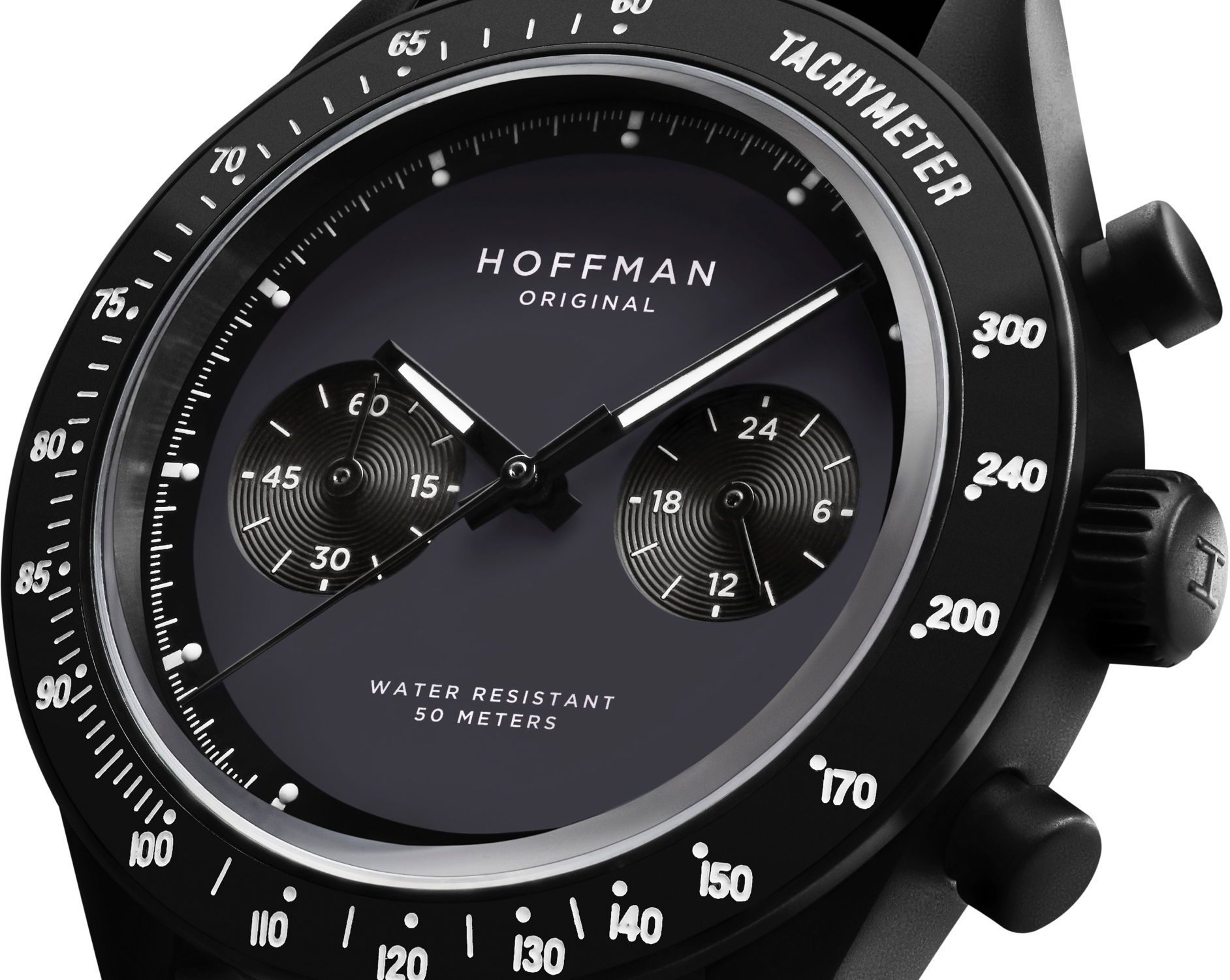 Hoffman Racing 40 Chronograph Midnight Men's Watch Quartz