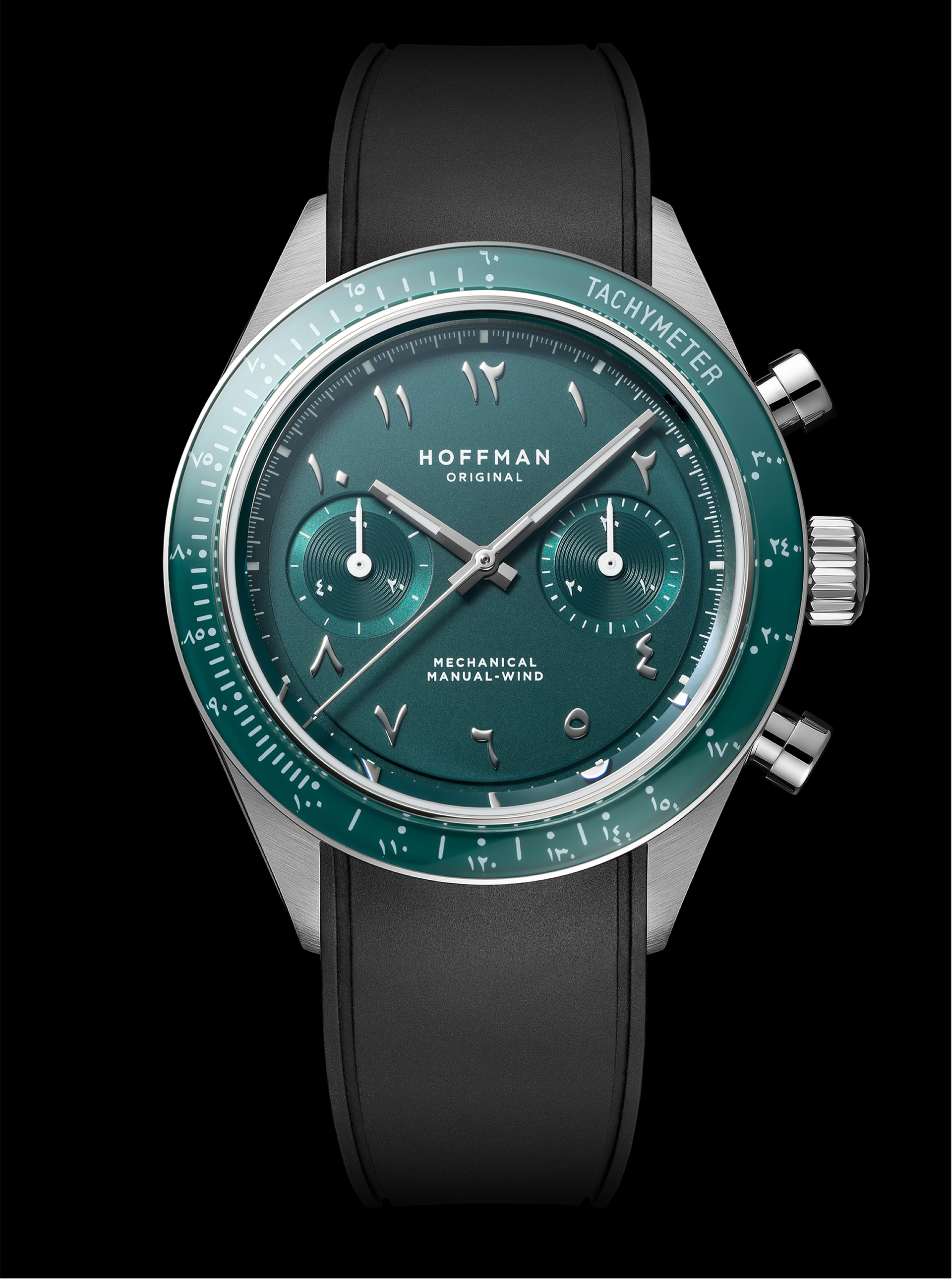 Chronograph 40mm - Steel | Pine Green Dial | Mechanical Sports
