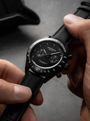 All black sales sports watch