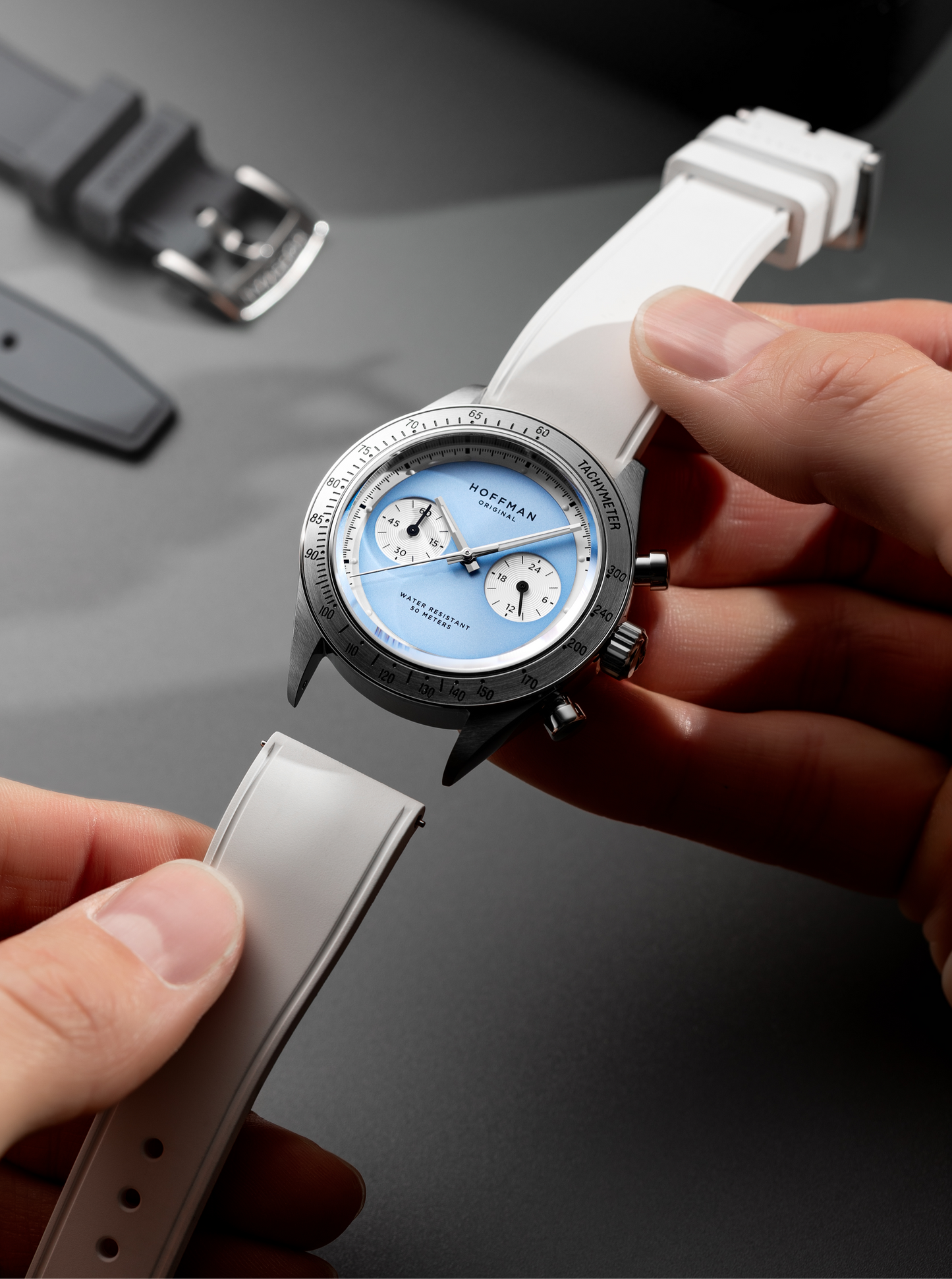 WHITE RUBBER STRAP