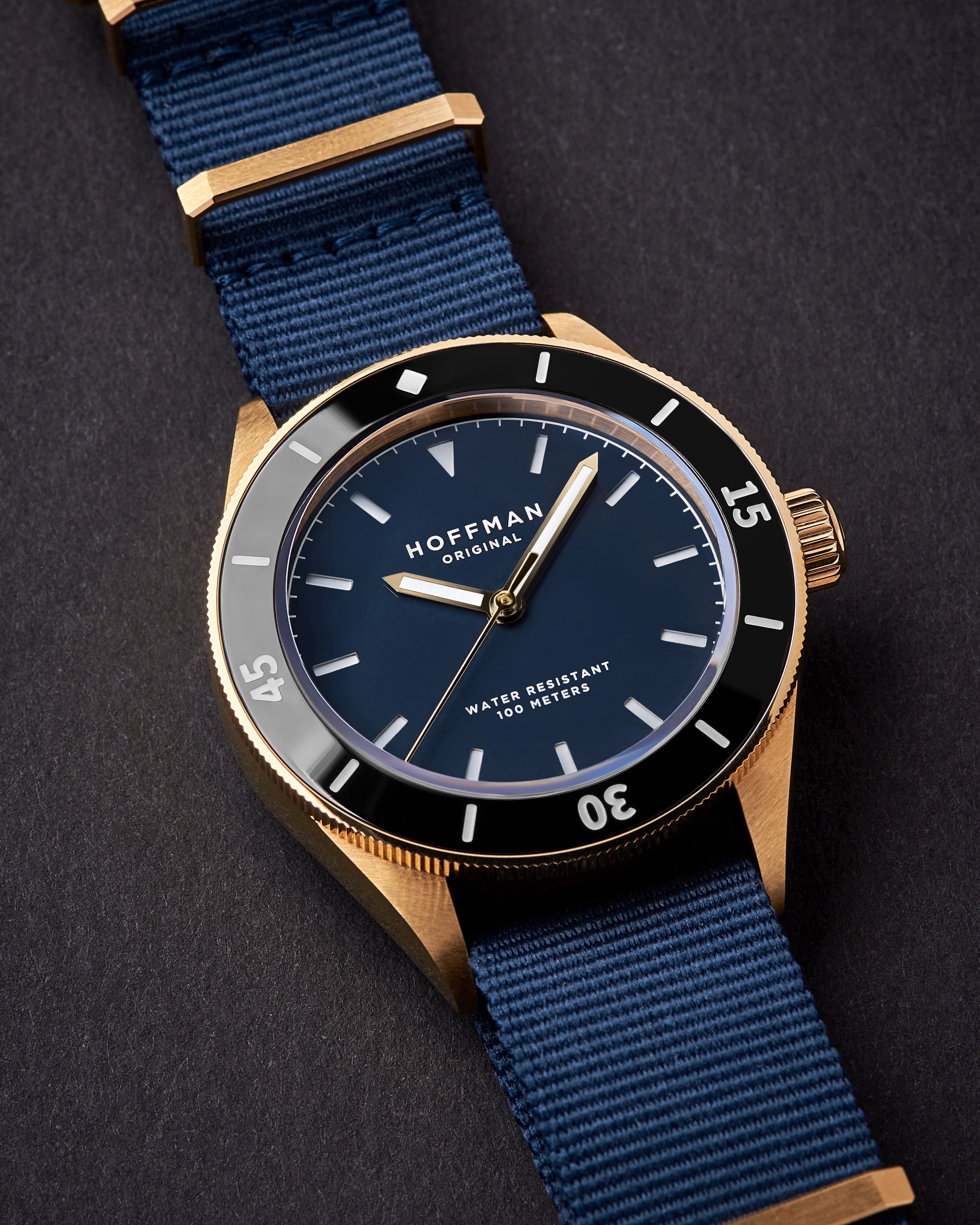 Gold dive watch online