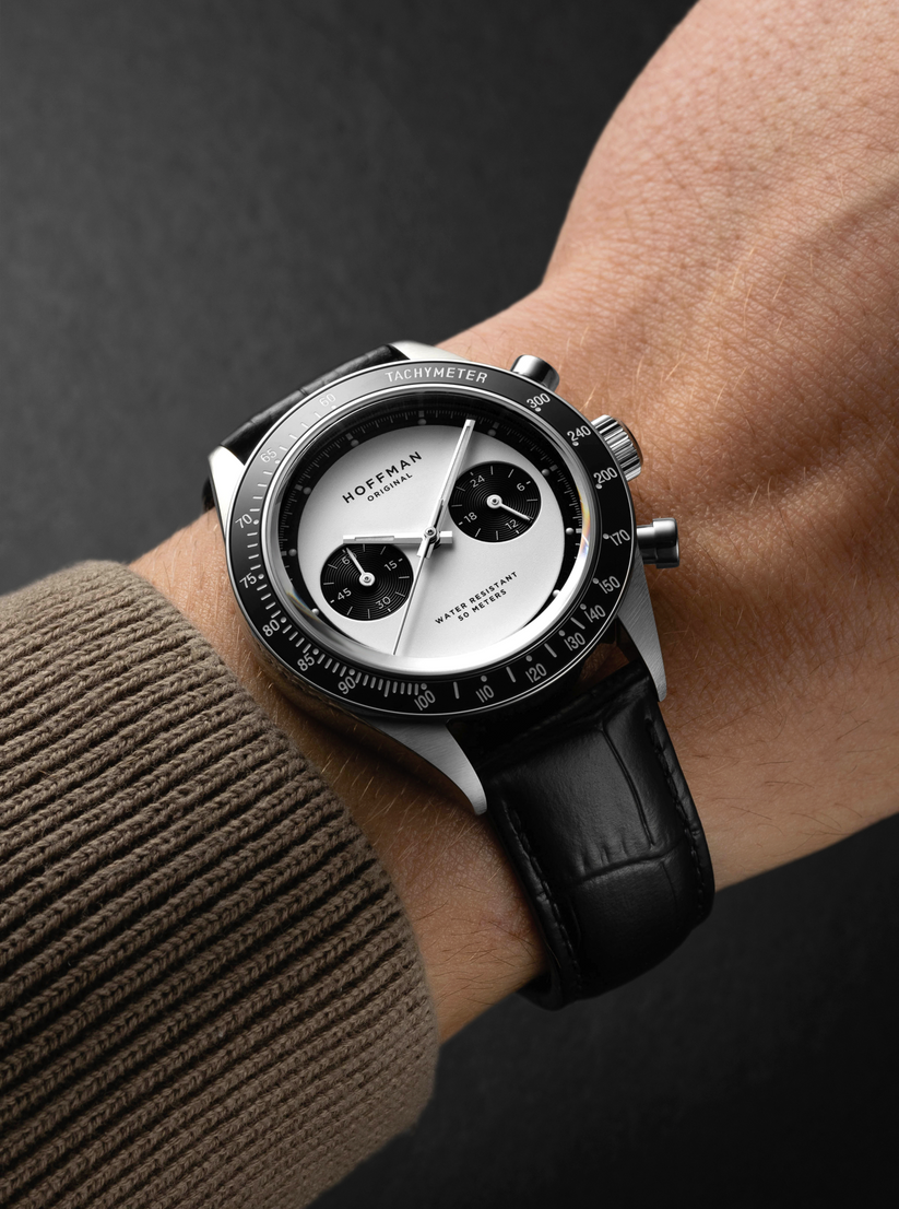 Chronograph 40mm - Steel | Panda Dial | Sports Watch – HOFFMAN